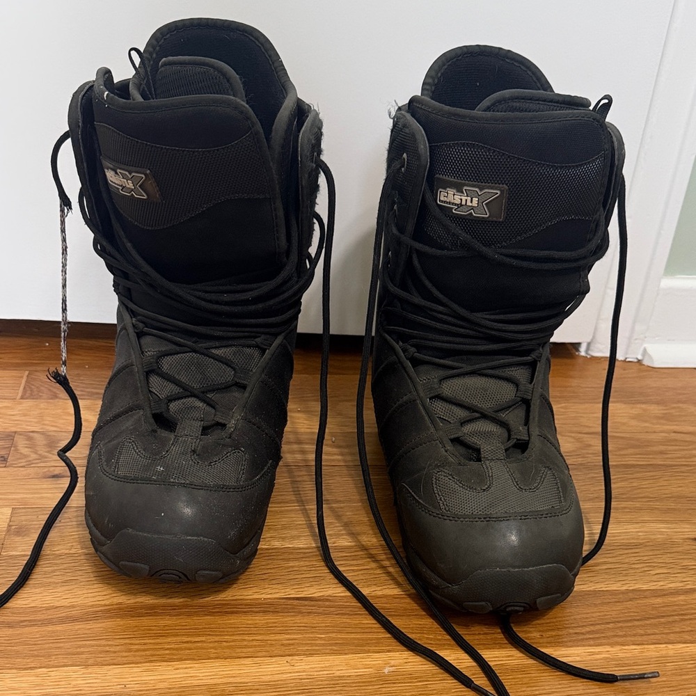 Black Castle X Snowboard Boots size 12